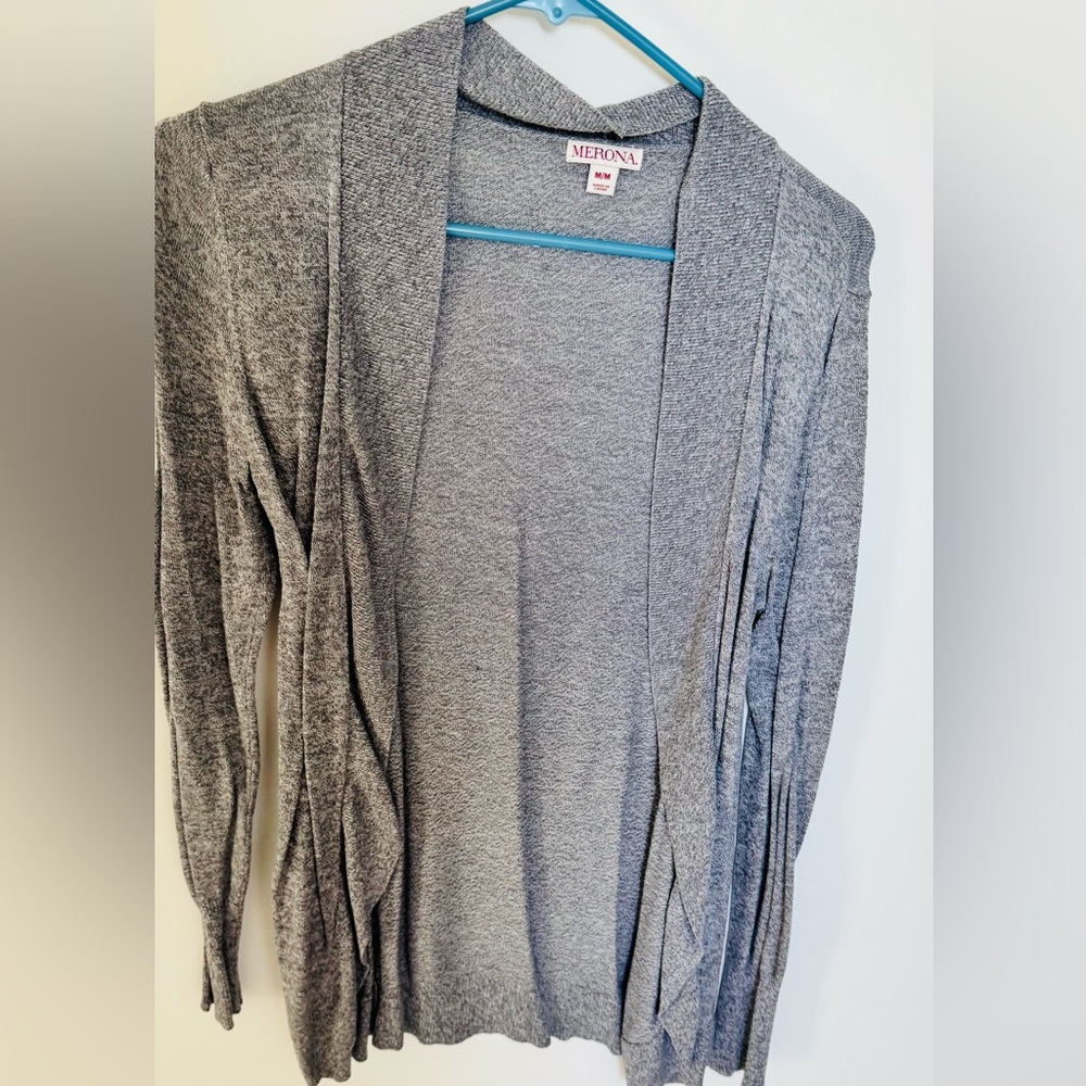 Merona Women's Gray Cardigan Sweater